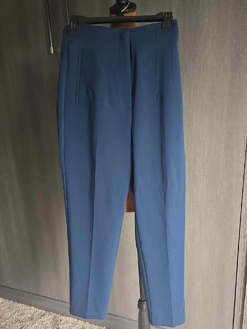Zara Women's Tailored Dress Pants in Deep Blue